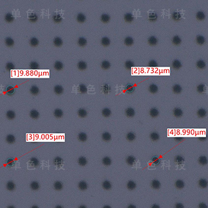PDMS膜微孔加工